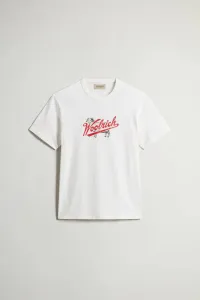 Tričko Woolrich Sheep Graphic T-Shirt Arctic White