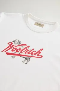 Tričko Woolrich Sheep Graphic T-Shirt Arctic White