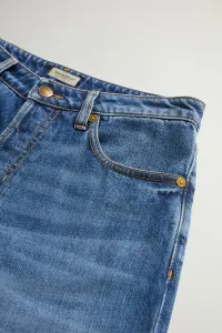 Džínsy Woolrich Pocket Denim Indigo