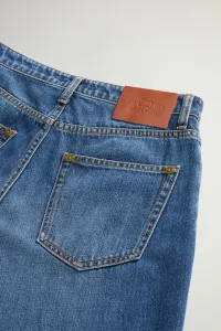 Džínsy Woolrich Pocket Denim Indigo