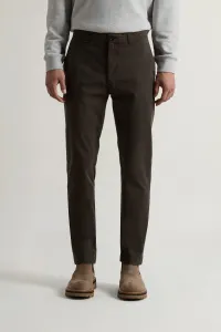 Nohavice Woolrich Classic Chino Pant Dark Green