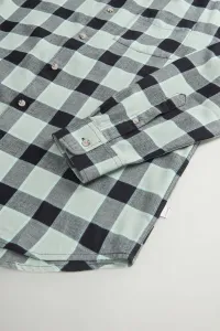 Košeľa Woolrich Light Flannel Check Shirt Sage Check