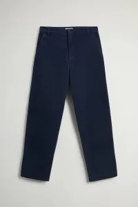 Nohavice Woolrich Classic Stretch Twill Pant Melton Blue