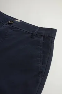 Nohavice Woolrich Classic Stretch Twill Pant Melton Blue