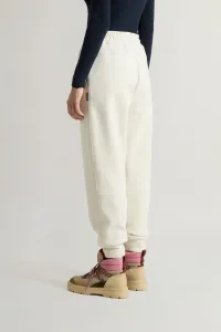 Tepláky Woolrich Interlock Trousers Milky Cream