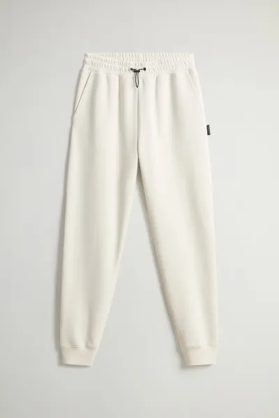 Tepláky Woolrich Interlock Trousers Milky Cream