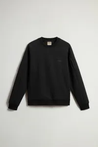 Mikina Woolrich Tech Crewneck Black