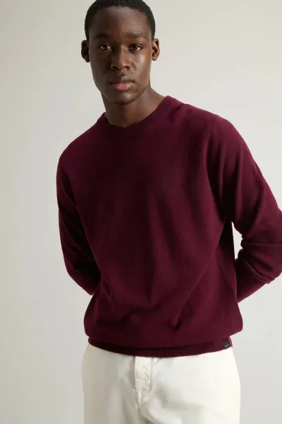 Sveter Woolrich Cashmere Crewneck Winetasting