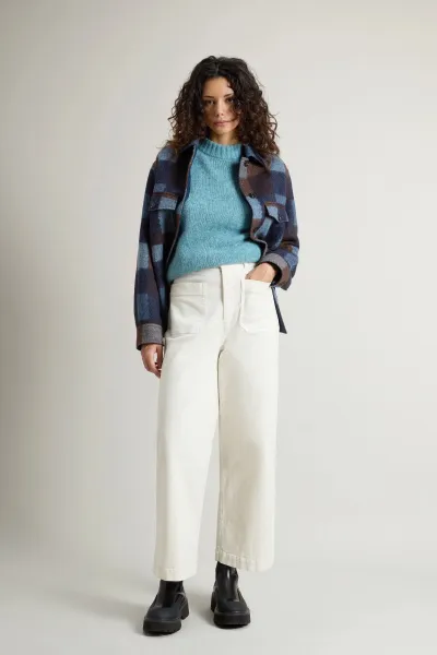 Sveter Woolrich Baby Alpaca Crewneck Citadel
