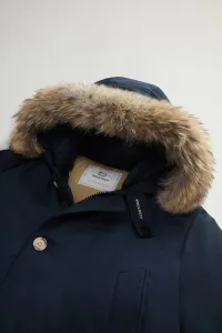 Bunda Woolrich Arctic Detachable Fur Anorak Melton Blue