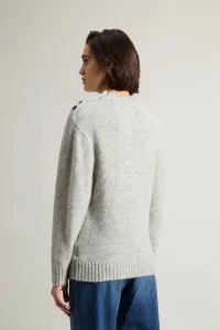 Sveter Woolrich Baby Alpaca Crewneck Grey Melange