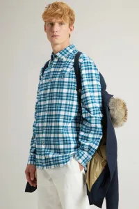 Bunda Woolrich Arctic Detachable Fur Anorak Melton Blue