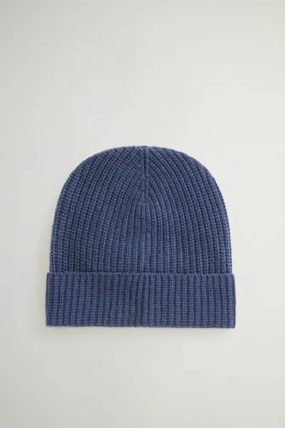 Čapica Woolrich Knitted Ribbed Beanie Bering Sea