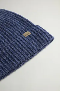 Čapica Woolrich Knitted Ribbed Beanie Bering Sea