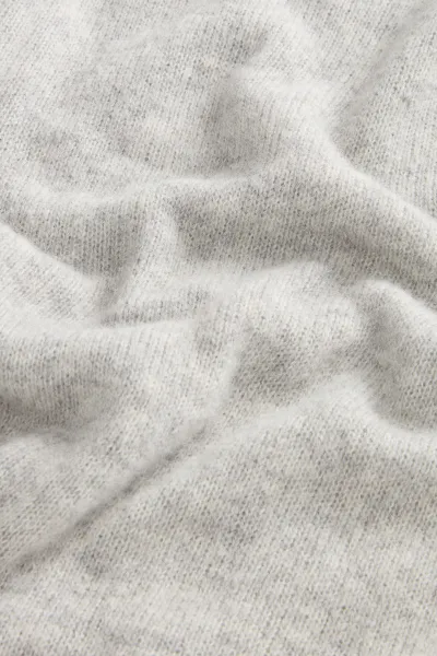 Sveter Woolrich Baby Alpaca Crewneck Grey Melange