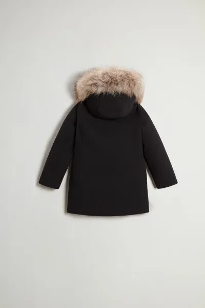 Bunda Woolrich Luxury Arctic Raccoon Parka Black
