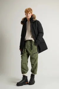 Bunda Woolrich Polar High Collar Fur Parka Black
