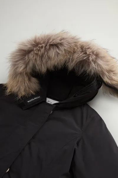 Bunda Woolrich Luxury Arctic Raccoon Parka Black