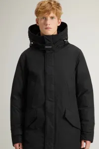 Bunda Woolrich Polar High Collar Fur Parka Black