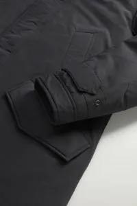 Bunda Woolrich Polar High Collar Fur Parka Black