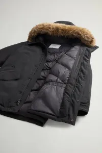 Bunda Woolrich Polar High Collar Fur Parka Black