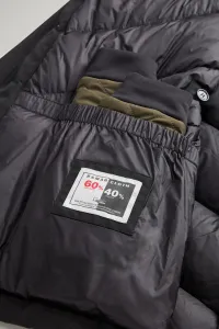 Bunda Woolrich Polar High Collar Fur Parka Black