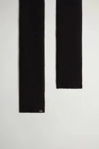 Šál Woolrich Knitted Scarf Black