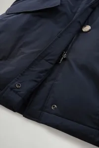 Bunda Woolrich Luxury Arctic Raccoon Parka Melton Blue