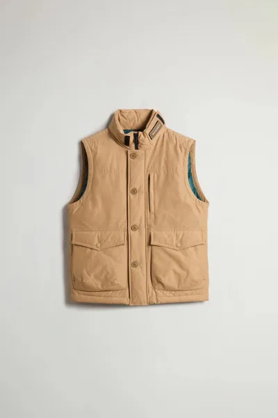 Vesta Woolrich Ramar Vest Gold Khaki