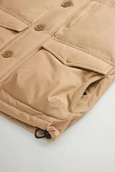 Vesta Woolrich Ramar Vest Gold Khaki