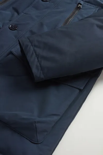 Bunda Woolrich Ramar Arctic Parka Melton Blue