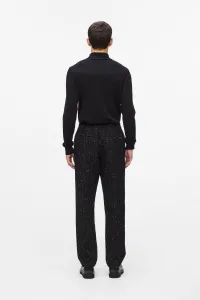 Nohavice Karl Lagerfeld Boucle Pants Black