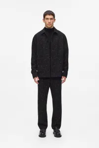 Nohavice Karl Lagerfeld Boucle Pants Black