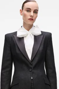 Sako Karl Lagerfeld Metallic Blazer Black