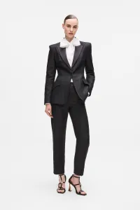 Sako Karl Lagerfeld Metallic Blazer Black