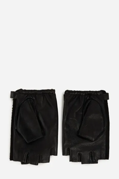 Rukavice Karl Lagerfeld K/Autograph Rh Fl Gloves Black Embellishment