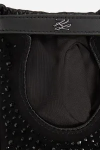 Rukavice Karl Lagerfeld K/Autograph Rh Fl Gloves Black Embellishment