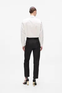 Nohavice Karl Lagerfeld Metallic Pants Black