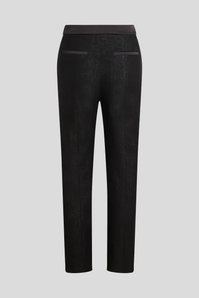 Nohavice Karl Lagerfeld Metallic Pants Black