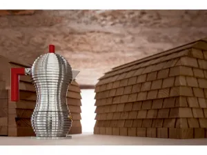 Espresso kávovar Pulcina na indukciu, 300ml, červený - Alessi