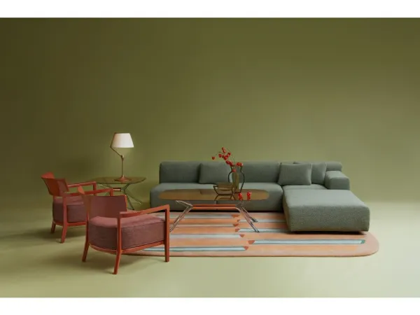 Kreslo CARA, hrdzavé - Kartell