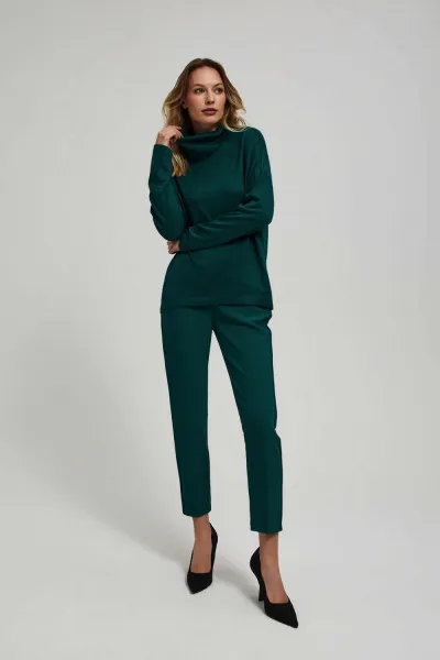 Marisse Blouse With A Loose Turtleneck