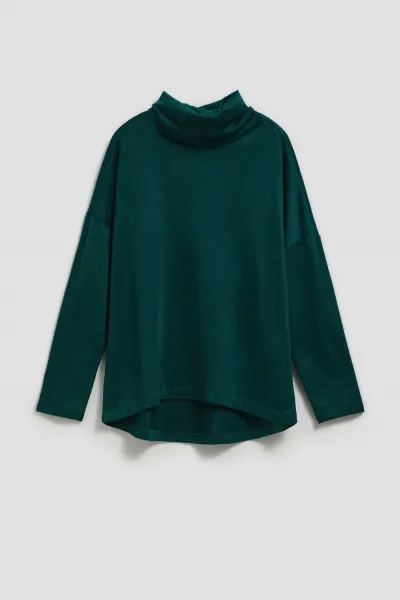 Marisse Blouse With A Loose Turtleneck