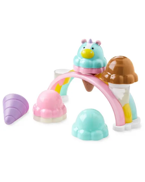 SKIP HOP Zoo Súprava zmrzlinová stohovacia s meniacimi sa farbami Sweet Scoops 2r+