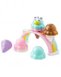 SKIP HOP Zoo Súprava zmrzlinová stohovacia s meniacimi sa farbami Sweet Scoops 2r+