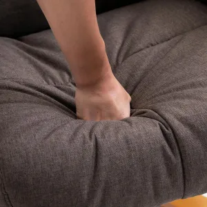 HOMCOM Masážní křeslo polohovací, šedé