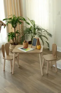Kalune Design Sada dětského nábytku Bunny hnědá
