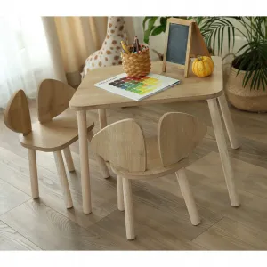 Kalune Design Sada dětského nábytku Mickey hnědá