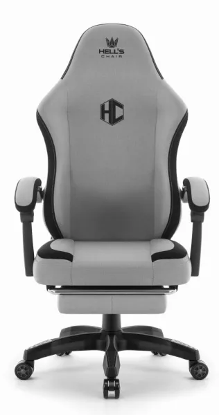 ErgonomickáhernáakancelárskastoličkaHC-1016spodnožkou-sivá