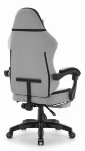 ErgonomickáhernáakancelárskastoličkaHC-1016spodnožkou-sivá